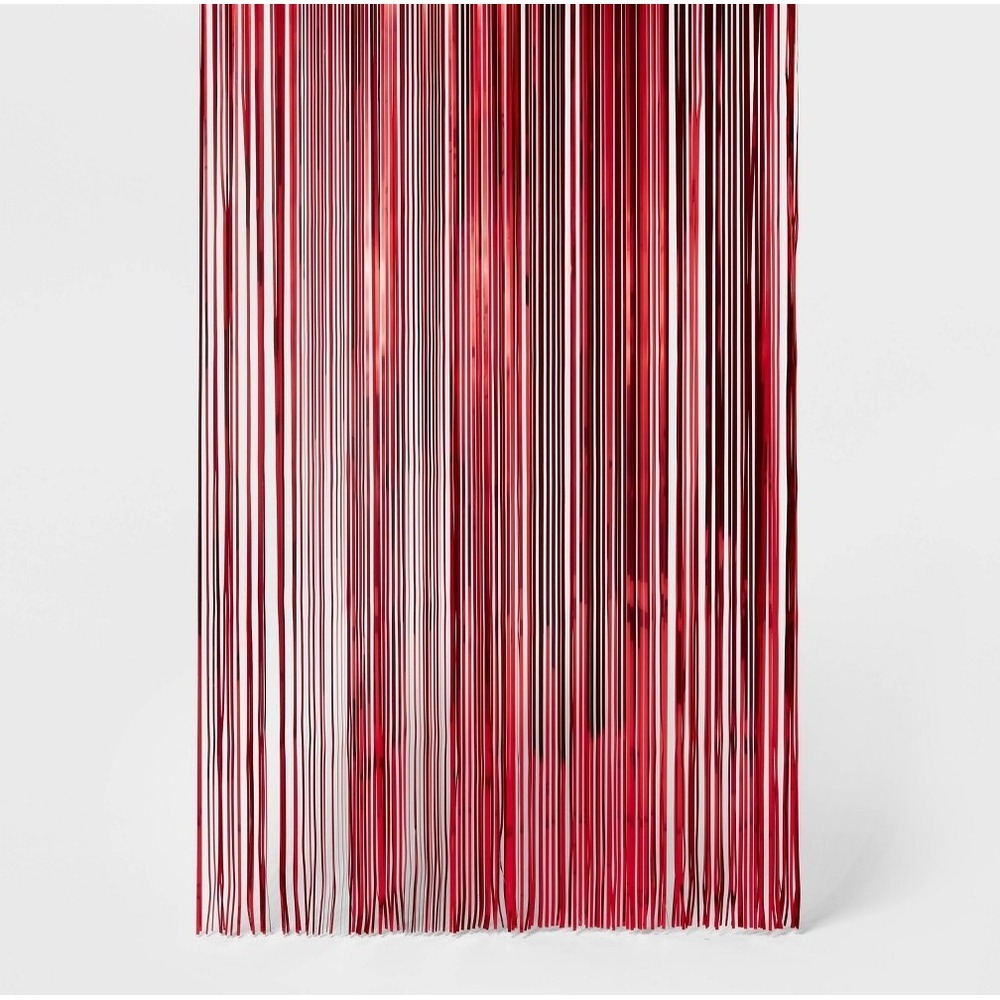 Fringe Backdrop Teal Spritz 3' x 8' ft. Fun Party Event Decor